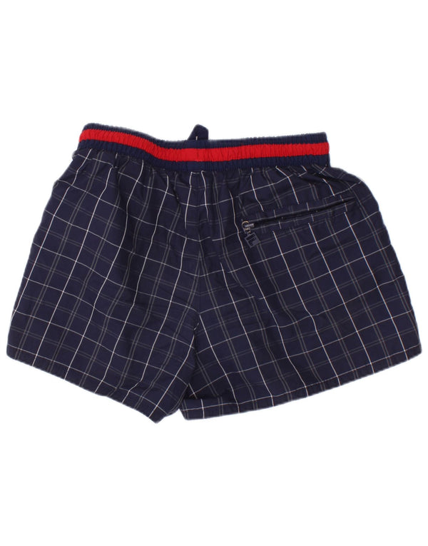 Fila Boys Badeshorts 7-8 år Navy Blue Check