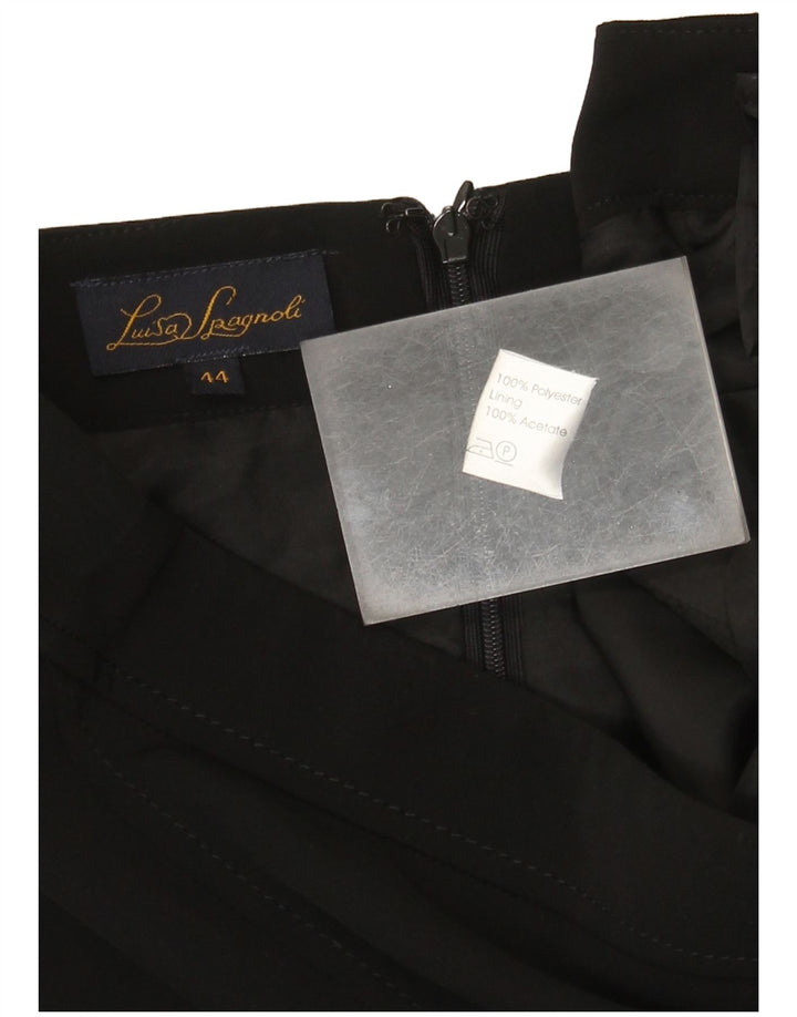 Luisa Spagnoli Trompetnederdel til kvinder IT 44 Medium W30 Sort Polyester