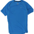 Nike Dri Fit T-shirt top mellemblå polyester til mænd
