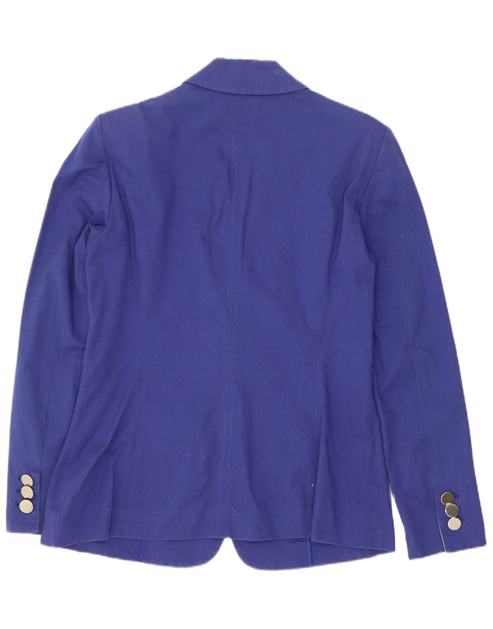 Luisa Spagnoli Dame 2-knaps blazerjakke IT 44 Medium Blue