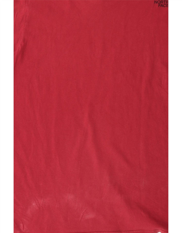 The North Face Herre Grafisk T-Shirt Top Stor Rød Bomuld