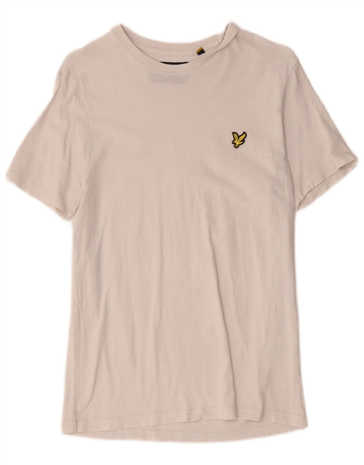 Lyle & Scott Herre T-shirt Top Lille hvid bomuld
