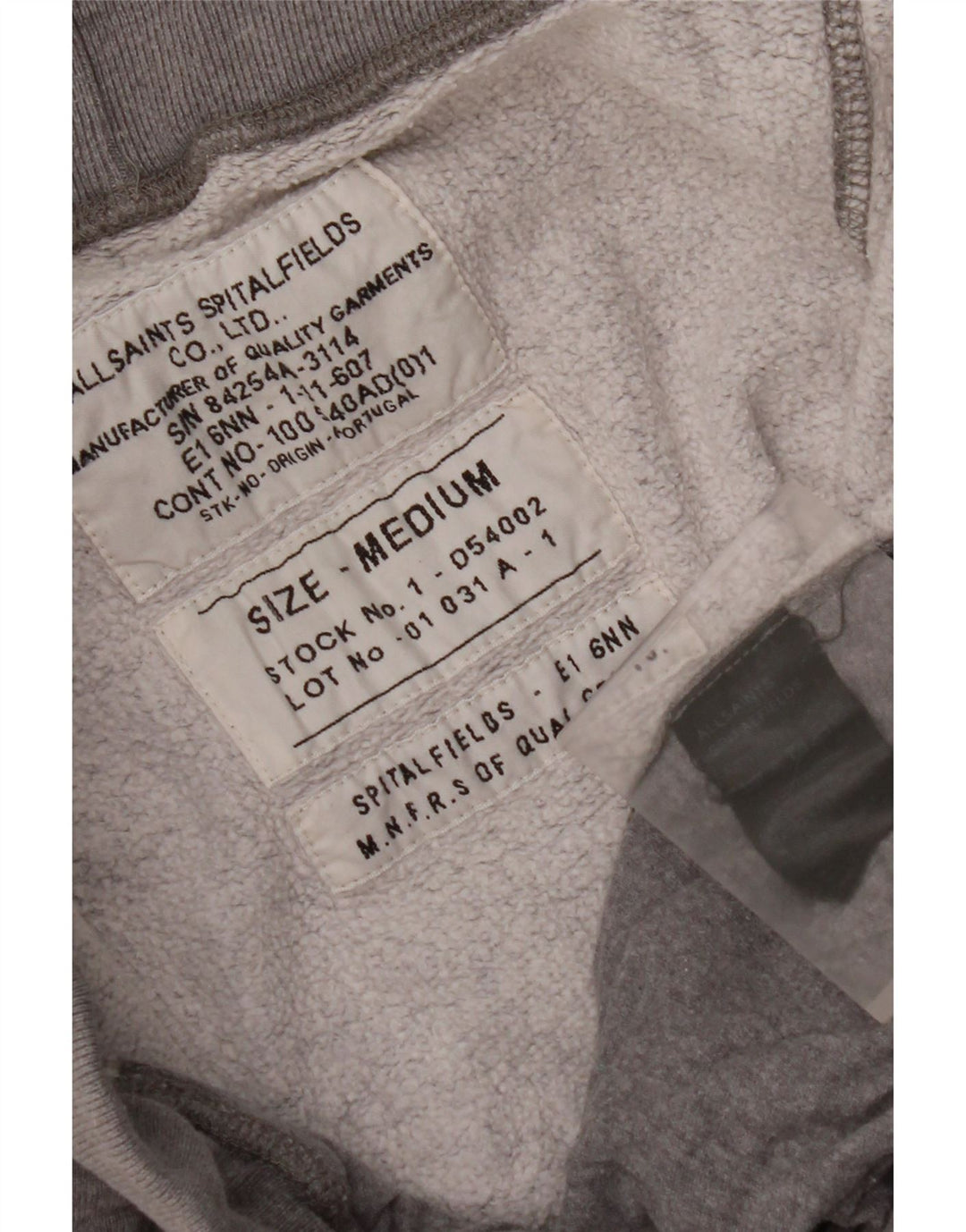 ALL SAINTS Træningsdragt til mænd Joggers Medium Grå Bomuld