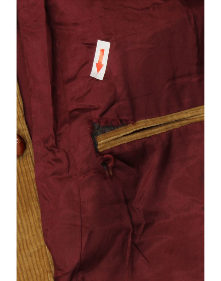 Gant Herre 3-knaps Corduroy Blazer Jacket IT 50 Stor Beige Bomuld