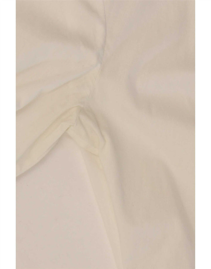 Max&Co. Dame flæse foran skjorte bluse UK 14 Medium hvid bomuld