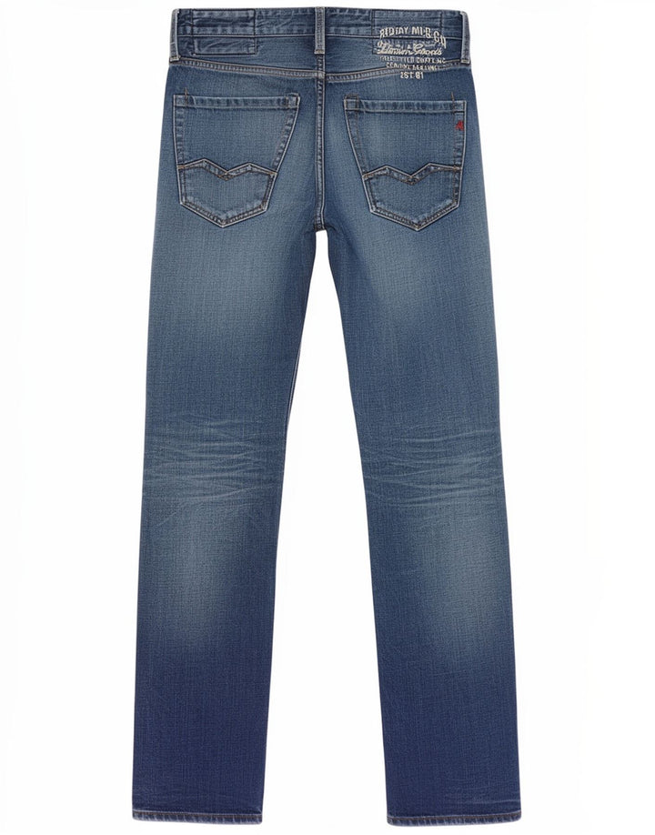 Replay Herre Waitom Slim Jeans W29 L32 Blå Bomuld