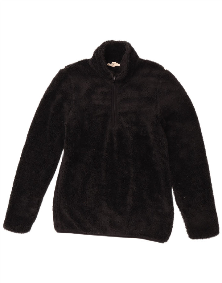 Mountain Warehouse Dame Fleece Jumper med lynlås DK 8 Lille sort polyester