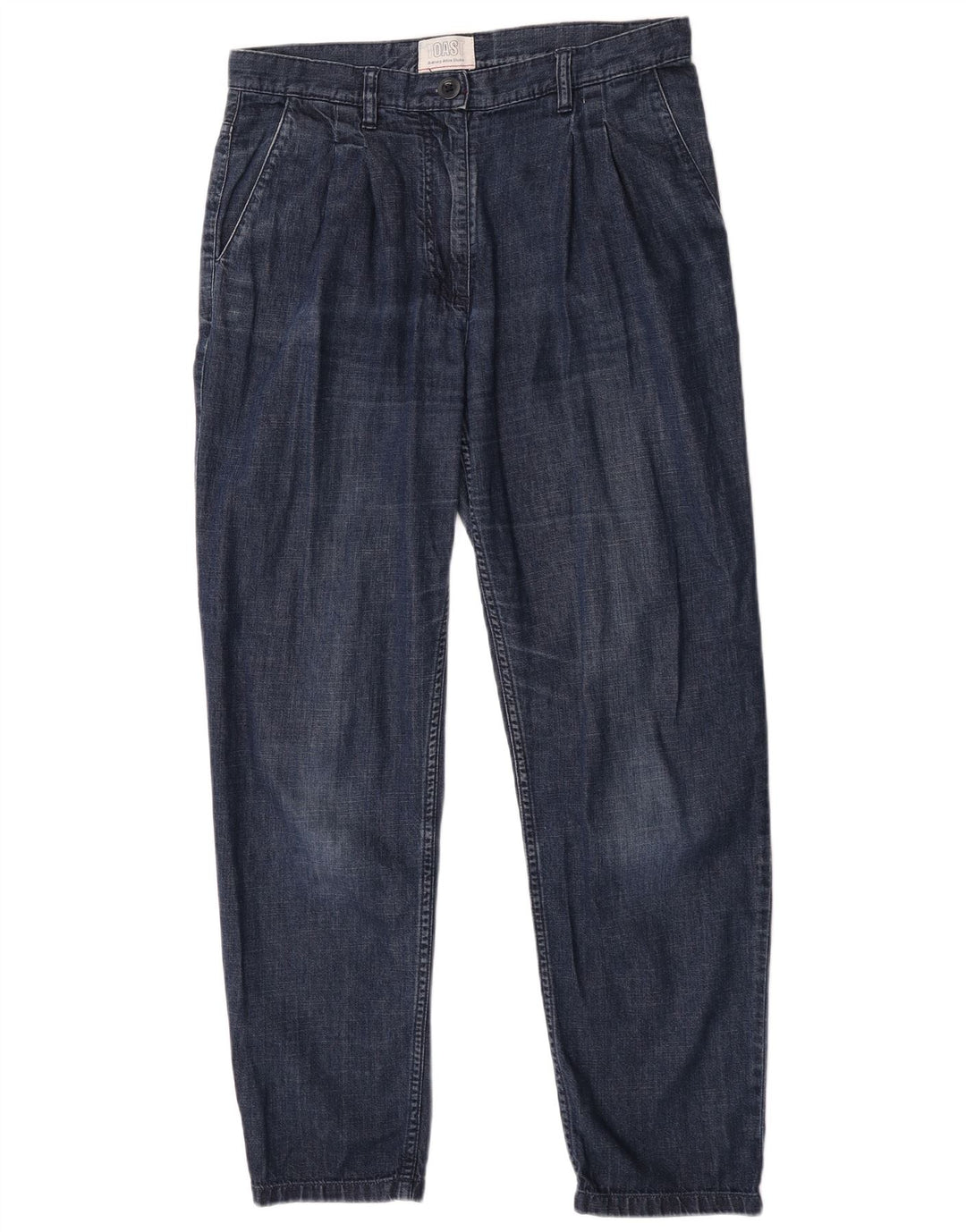 Toast Dame Pegged Tapered Jeans UK 12 Medium W30 L29 Marineblå Bomuld