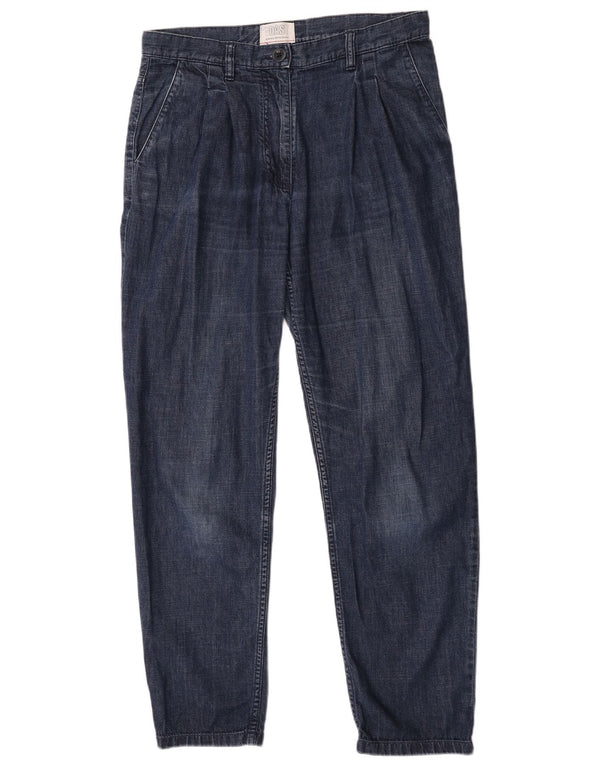 Toast Womens Pegged Tapered Jeans UK 12 Medium W30 L29 Navy Blue Cotton