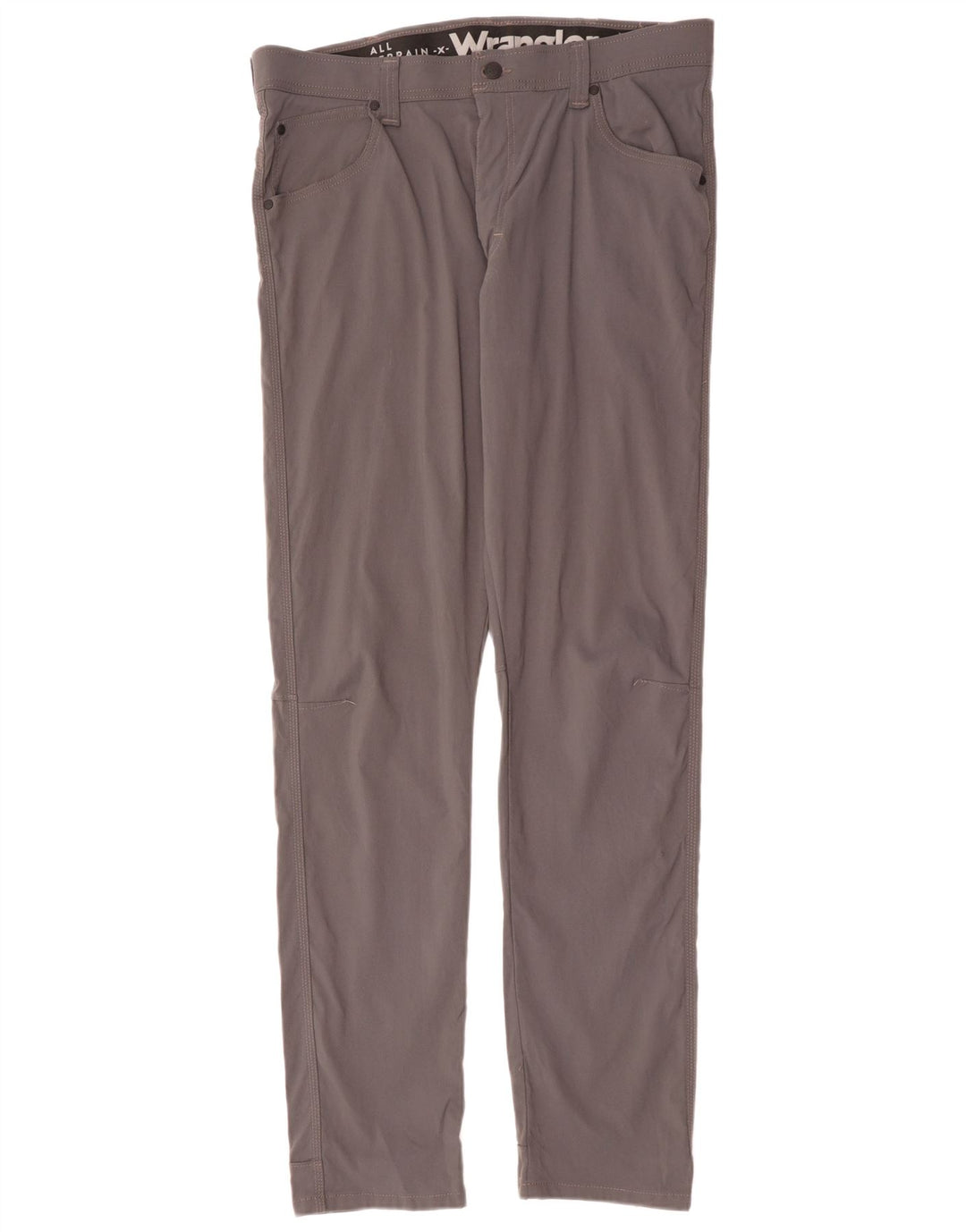 Wrangler Herre Slim Casual Bukser W36 L34 Grå Nylon