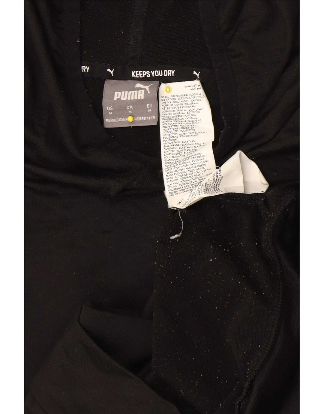 Puma Herre hættetrøje Jumper Medium Sort Polyester