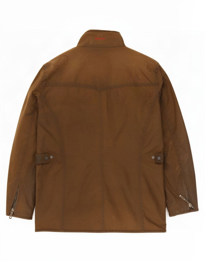 Barbour Womens vokset bomuldsjakke UK 16 Large Khaki