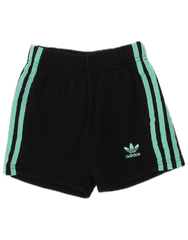 Adidas piger grafiske sportsshorts 4-5 år sort bomuld