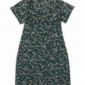 Marks & Spencer Dame A-Line Kjole UK 10 Small Green Floral Polyester