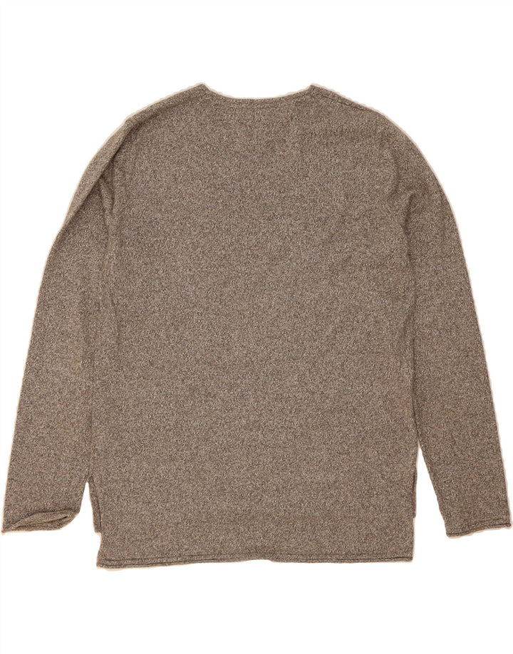 TOMMY HILFIGER Mens Crew Neck Jumper Sweater Medium Grey Cotton Vintage Tommy Hilfiger and Second-Hand Tommy Hilfiger from Messina Hembry 
