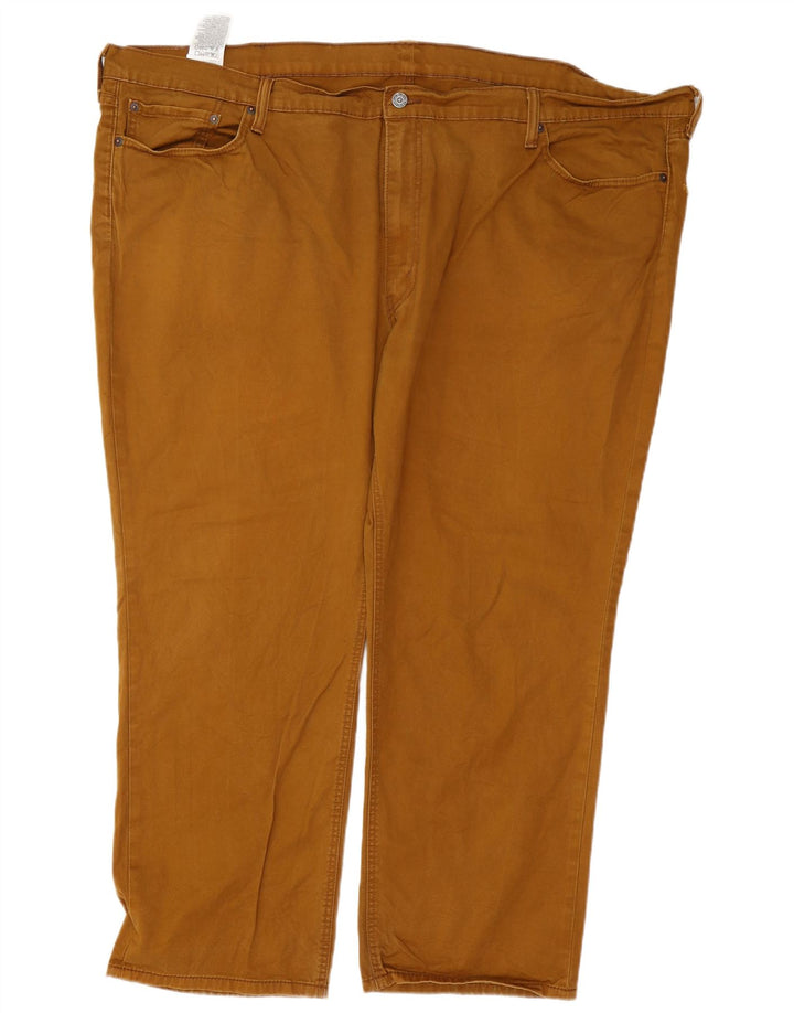 Levi's Herre 541 lige fritidsbukser W52 L30 brun bomuld