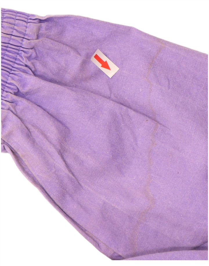 Vintage Bomber Jacket UK 40 Stor Lilla Bomuld