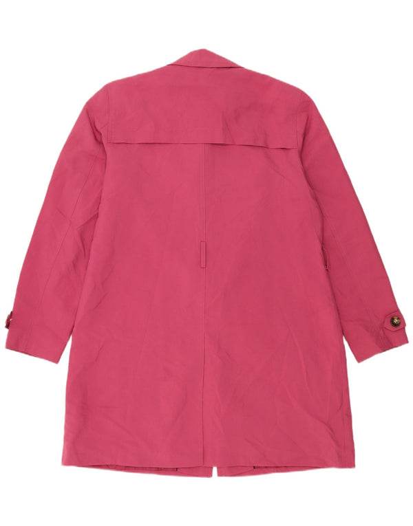Marks & Spencer Trench Coat til kvinder UK 16 Large Pink Polyester