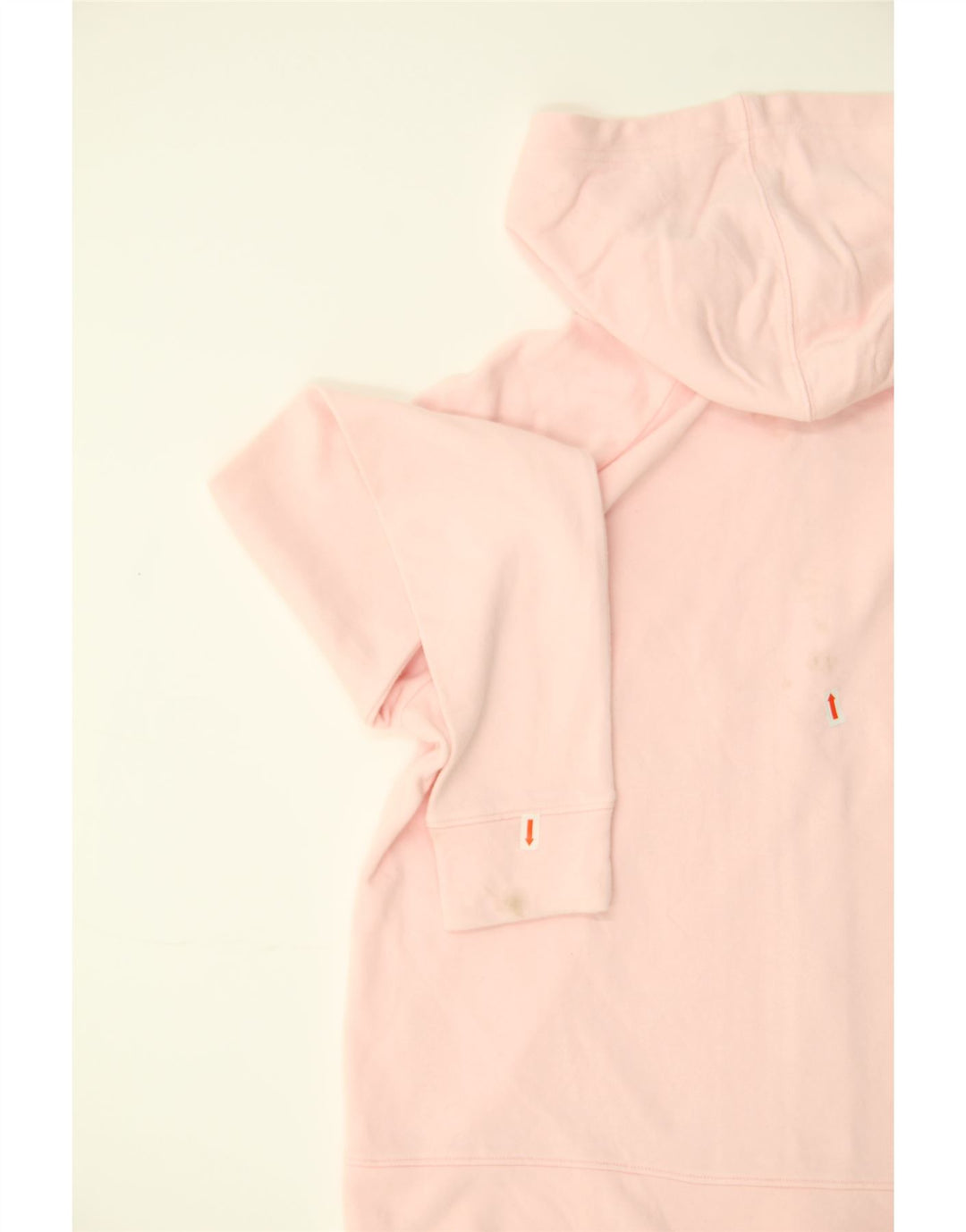UNDER ARMOUR Womens Crop Zip Hoodie Sweater UK 14 Medium Pink Vintage Under Armour and Second-Hand Under Armour from Messina Hembry 