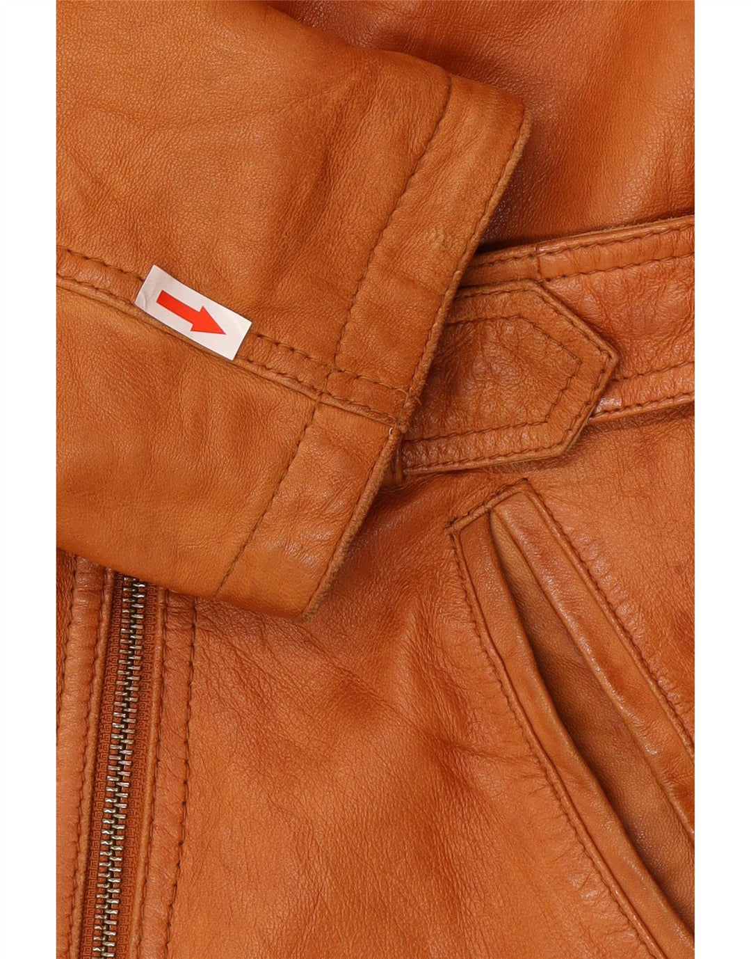 Yessica Dame Læderjakke UK 20 2XL Brun Læder