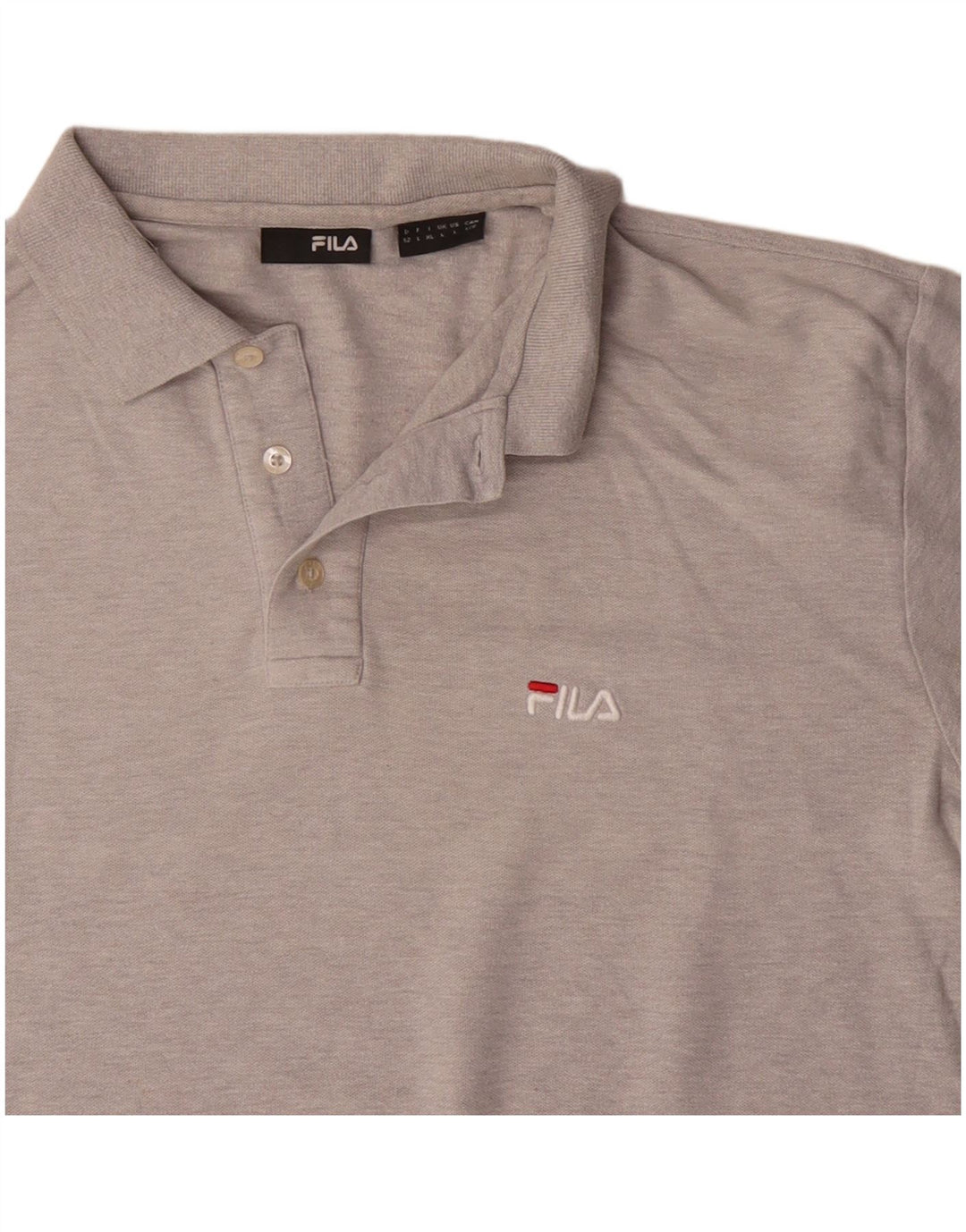 Fila Poloskjorte til mænd Stor Grå Bomuld