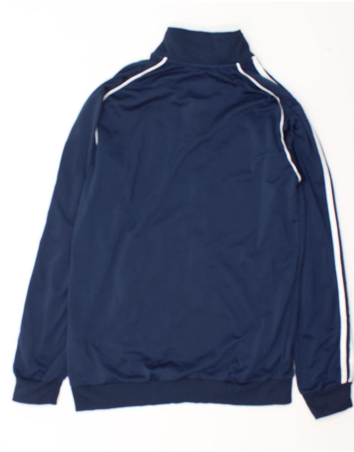 Adidas Herre Spartans Grafisk træningsdragt Top jakke Lille marineblå polyester