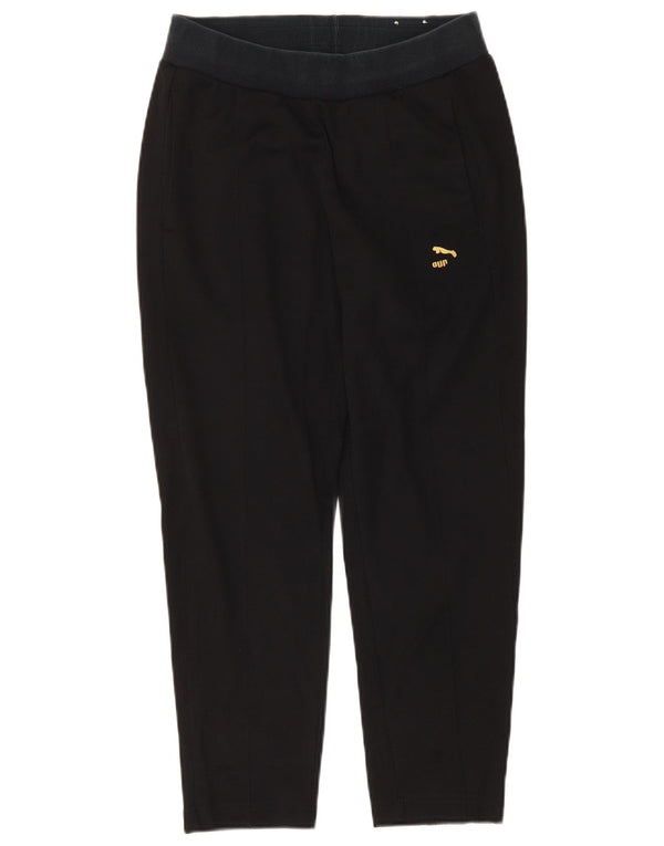 Puma træningsdragtsbukser til kvinder UK 10 Small Black Polyester