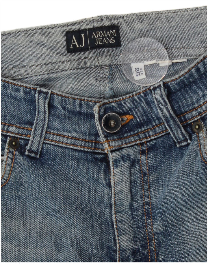 Armani Dame Slim Jeans W25 L32 Blå