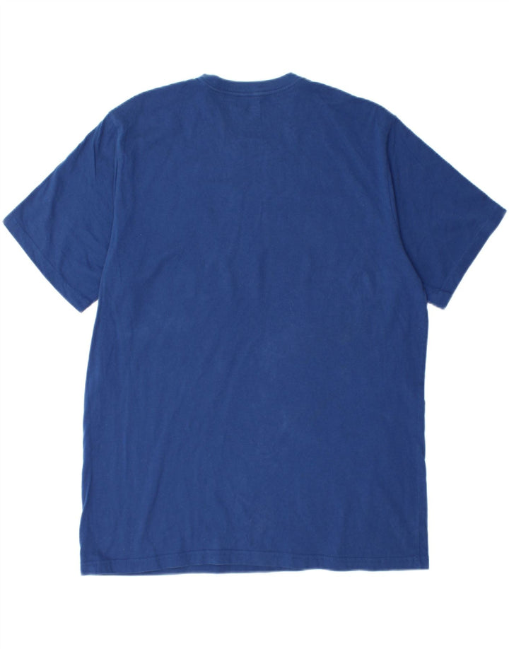 LEVI'S Herre afslappet grafisk T-shirt Top Stor marineblå