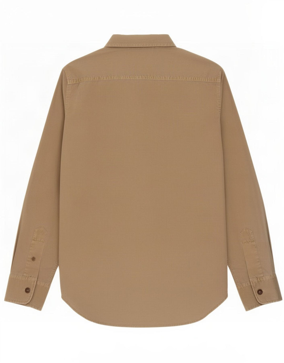 Marlboro Classics Herre Military Shirt Large Khaki