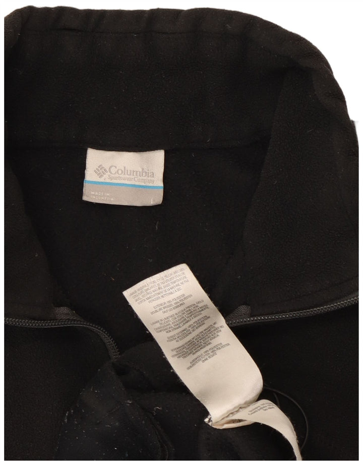 Columbia Herre Fleecejakke UK 40 Stor Sort Polyester