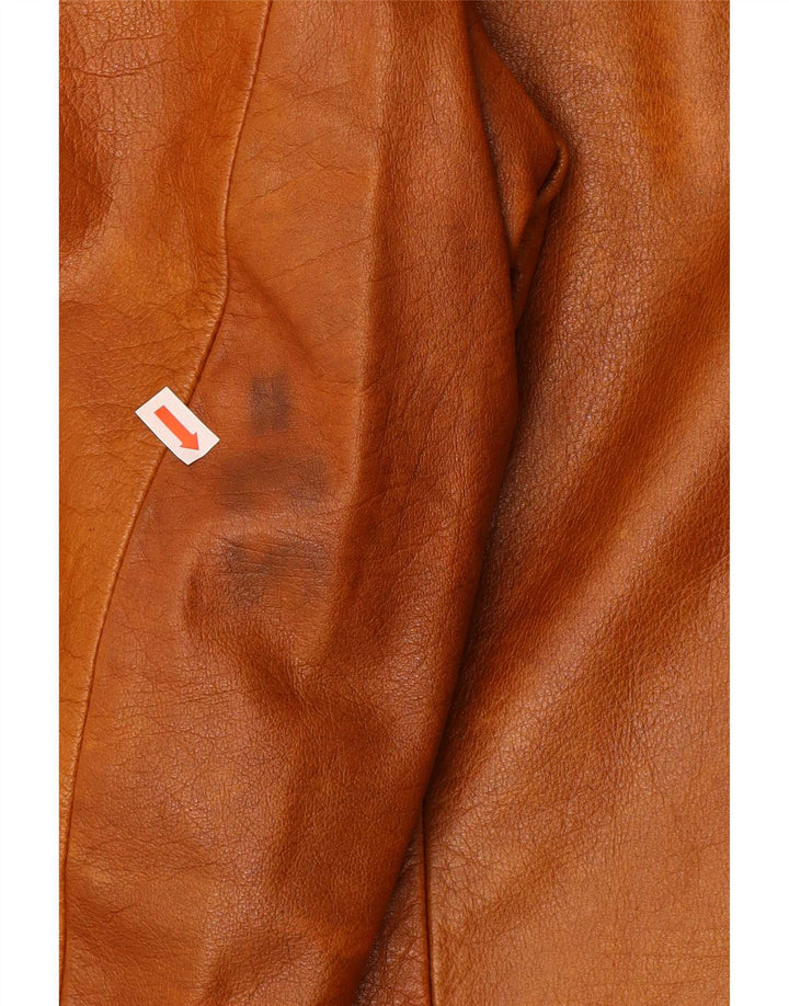 Vintage herre læderjakke UK 38 Medium Brown