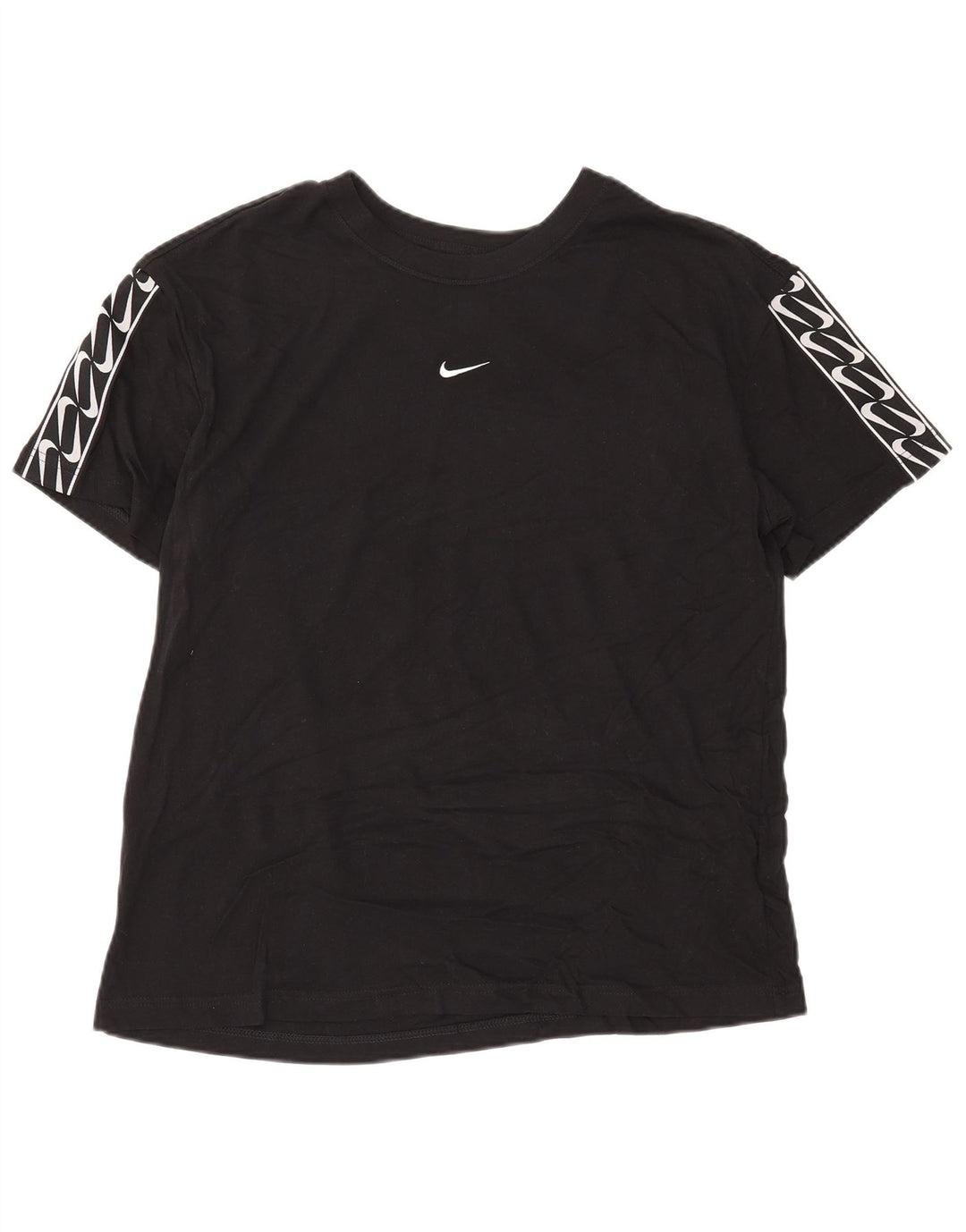 Nike Herre grafisk T-shirt Top Medium Sort Bomuld