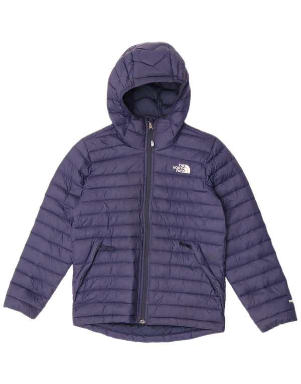 The North Face Boys Polstret hættejakke 11-12 år Stor marineblå nylon