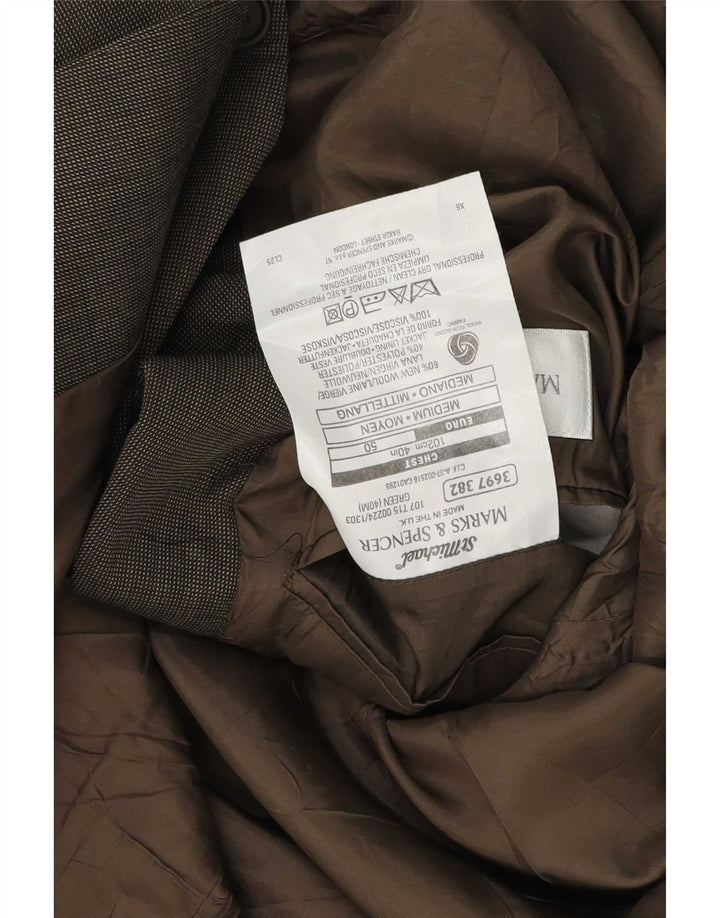 Marks & Spencer Herre St. Michael Blazer Jacket UK 40 Medium Green