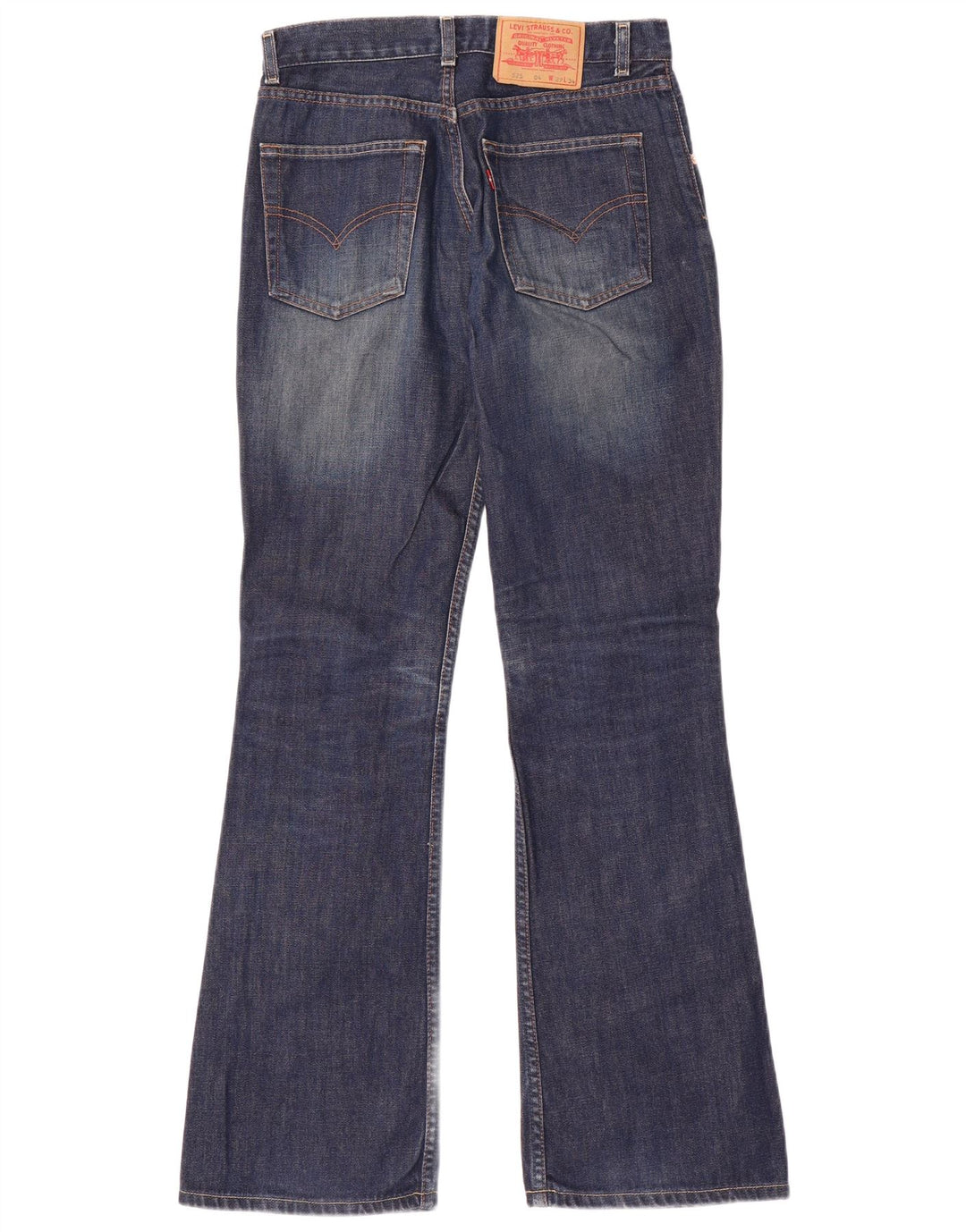 Levi's Herre 525 Bootcut Jeans W29 L34 Marineblå Bomuld
