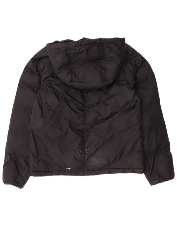 Nike drenge hættepolstret jakke 12-13 år stor sort polyester