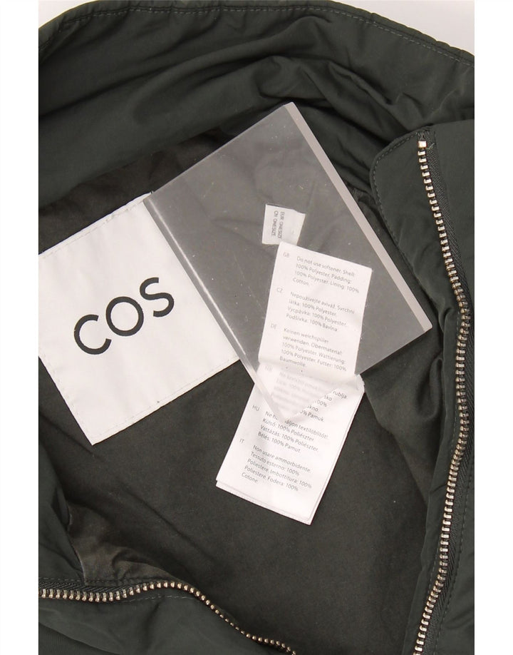 Cos Dame Poncho Gilet One Size Khaki Polyester