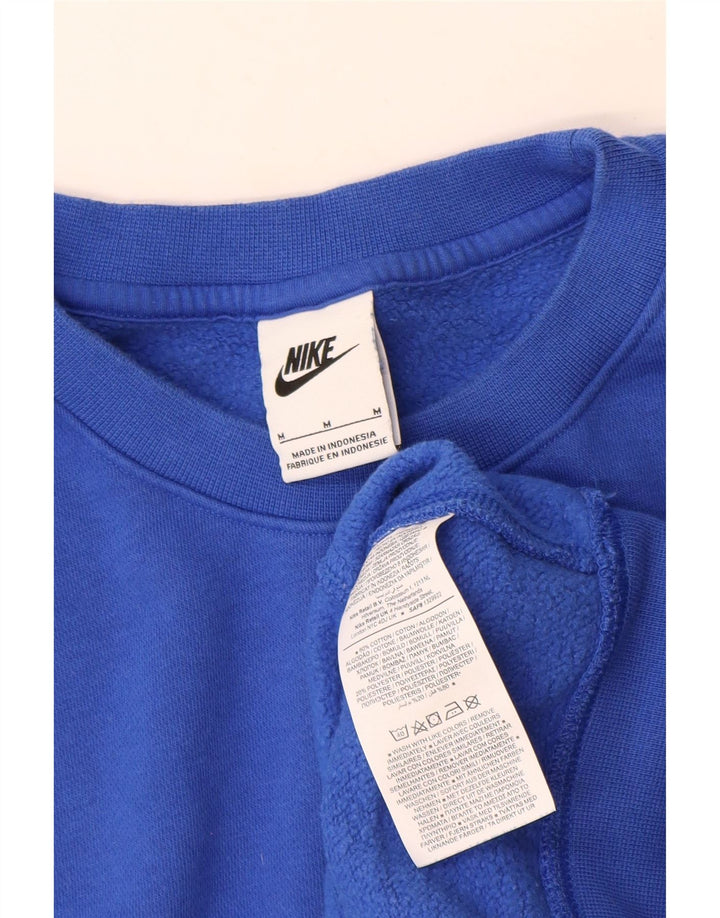 Nike Herre sweatshirt Jumper Medium Blå Bomuld