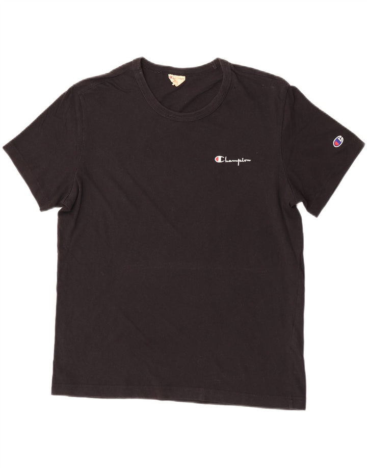 Champion Herre T-Shirt Top Medium Sort