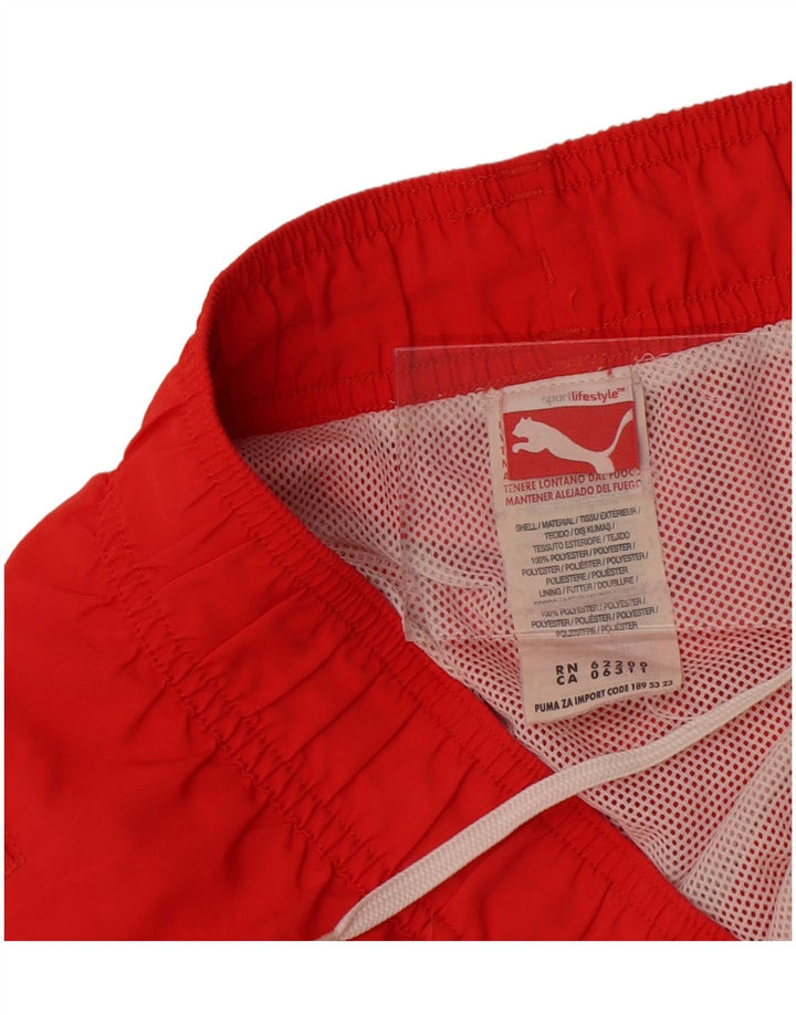 Puma Badeshorts til mænd XL Rød Polyester