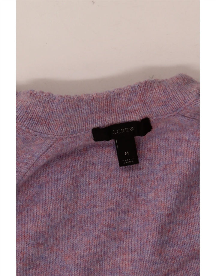 J. CREW Sweater med rund hals til kvinder UK 14 Medium Lilla