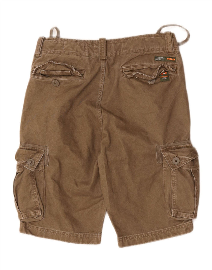 Superdry Cargo Shorts til mænd W29 Små brune bomuld