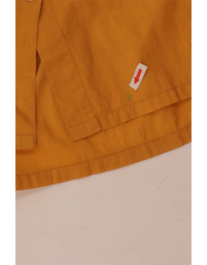 Vintage Womens Oversized Bomber Jacket EU 42 Large Yellow