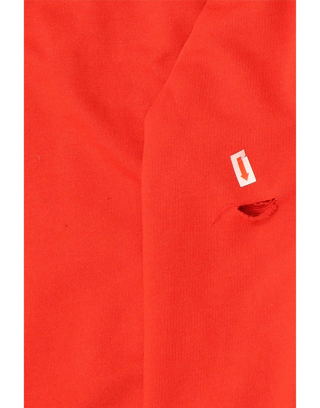 Kappa Sweatshirt med lynlås til mænd XL rød bomuld