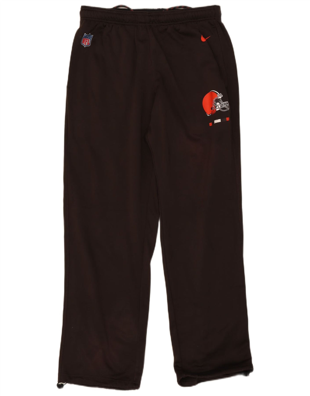 Nike Herre Cleveland Browns Grafisk træningsdragt Bukser Large Khaki Polyester