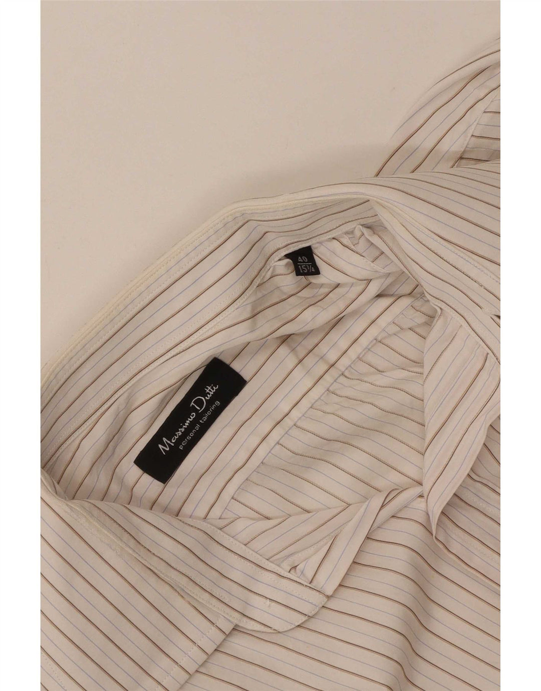 Massimo Dutti Herreskjorte Str. 40 15 1/2 Medium Hvidstribet