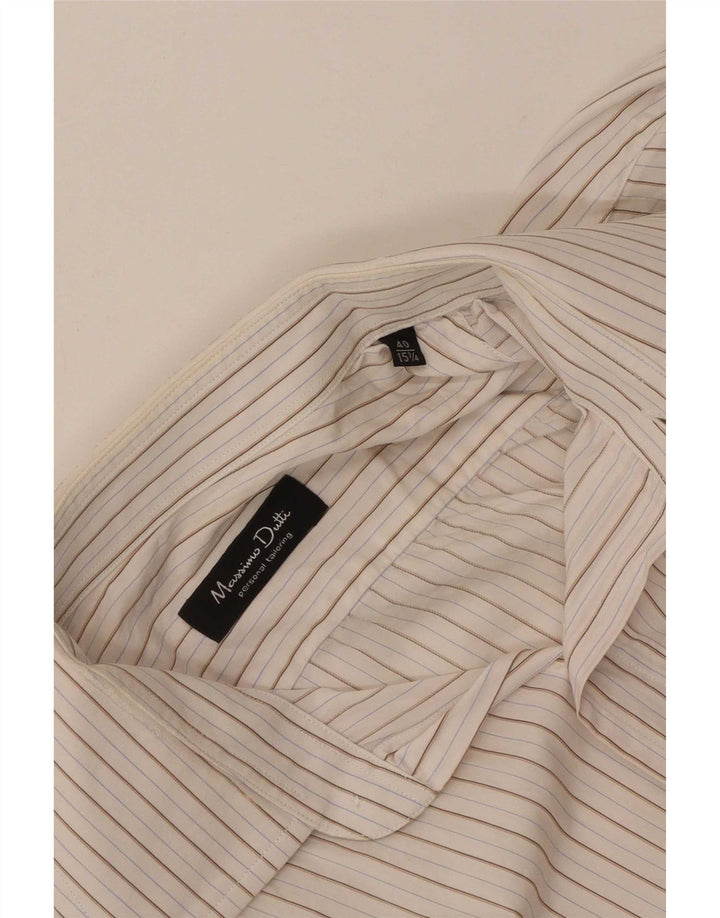 Massimo Dutti Herreskjorte Str. 40 15 1/2 Medium Hvidstribet