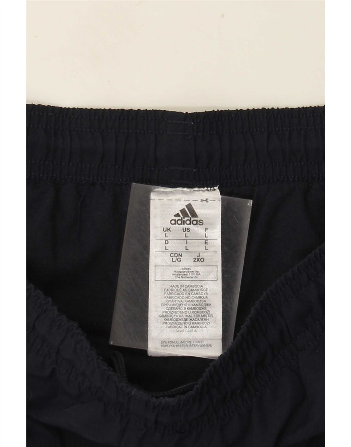 Adidas Træningsdragt bukser til mænd store marineblå polyester