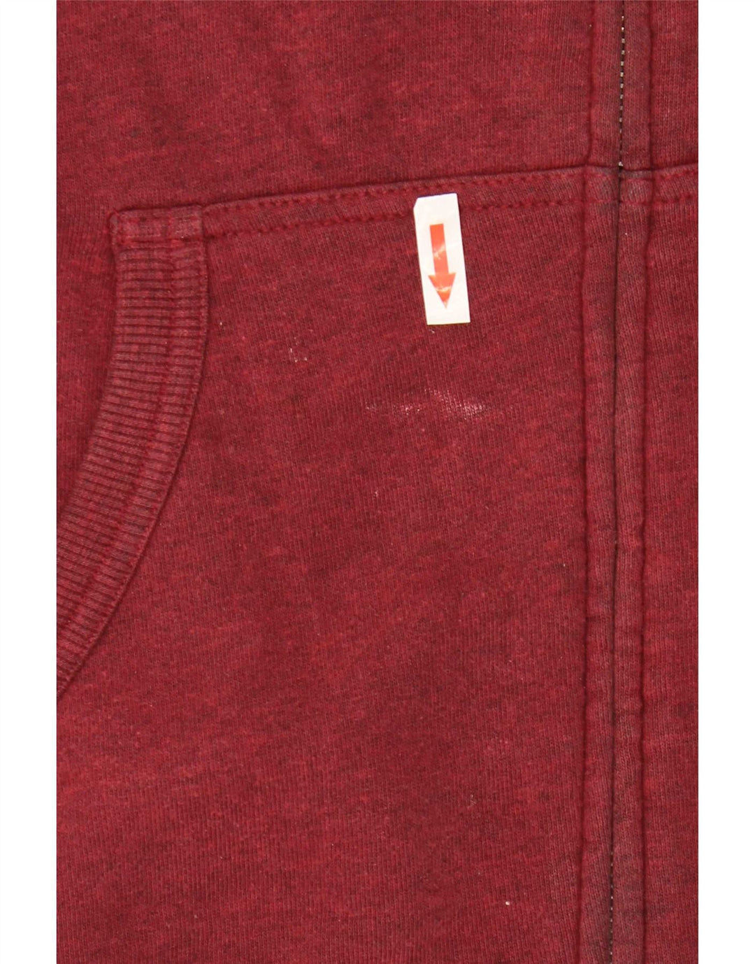 Vans Herre grafisk hættetrøje sweater Medium Bourgogne bomuld